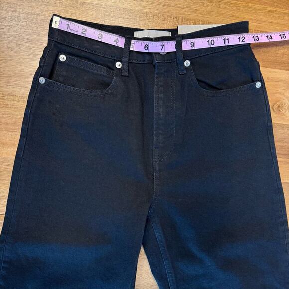 Everlane The Way High Jean Black Denim Size 24 - Picture 8 of 13